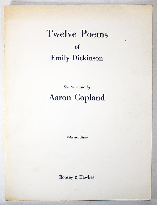 Copland: Twelve Poems of Emily Dickinson