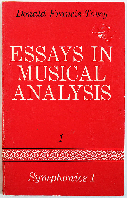 Essays in Musical Analysis, Volume 1: Symphonies 1
