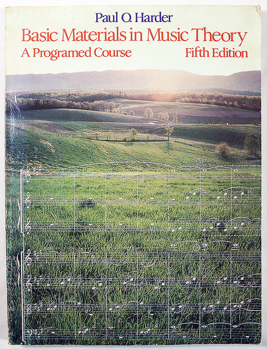 Basic Materials in Music Theory: A Programed Course (Fifth Edition)