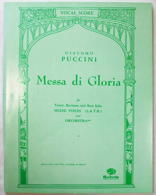 Puccini: Messa di Gloria (Vocal Choral Score)