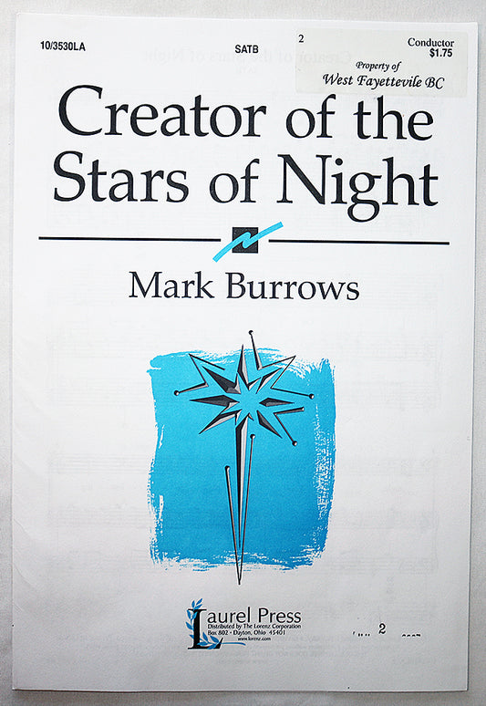 Creator of the Stars of Night (Choral Octavo)