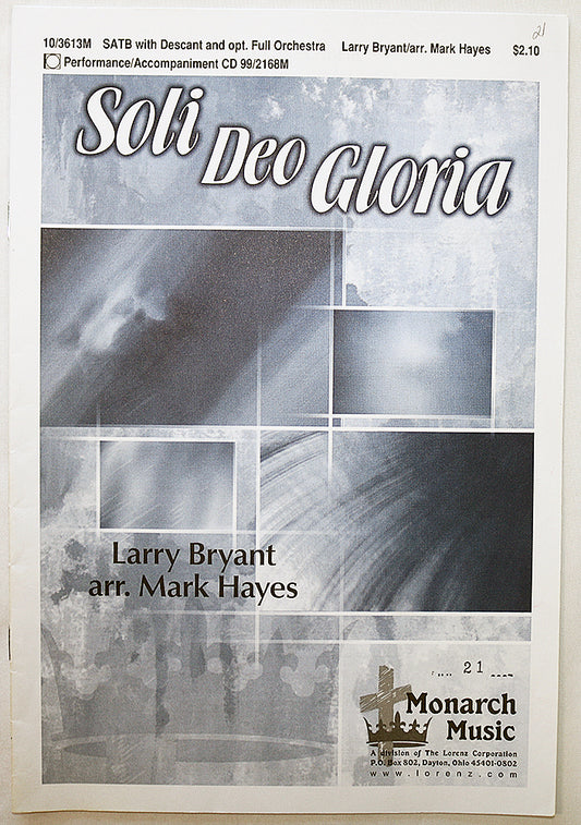 Soli Deo Gloria (Choral Octavo)