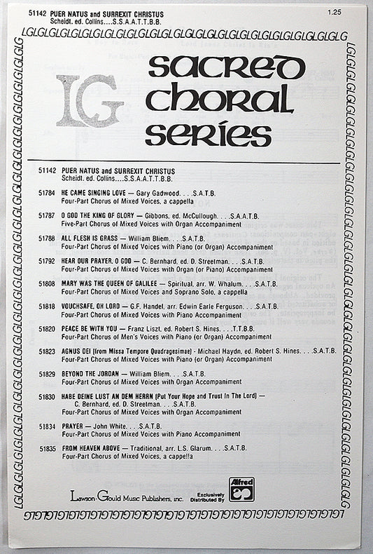 Scheidt: Puer Natus and Surrexit Christus (Choral Octavo)
