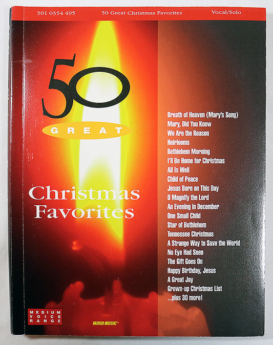 50 Great Christmas Favorites (Medium Voice Range)