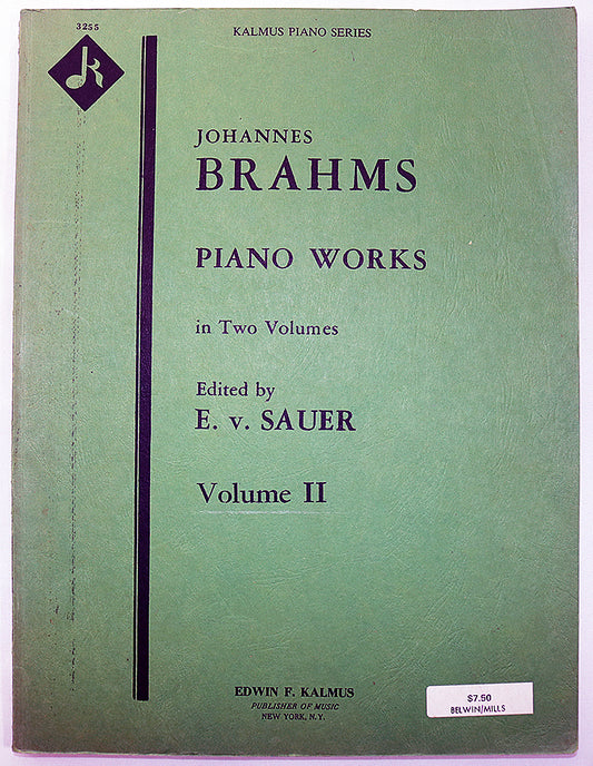Brahms: Piano Works in Two Volumes, Volume II