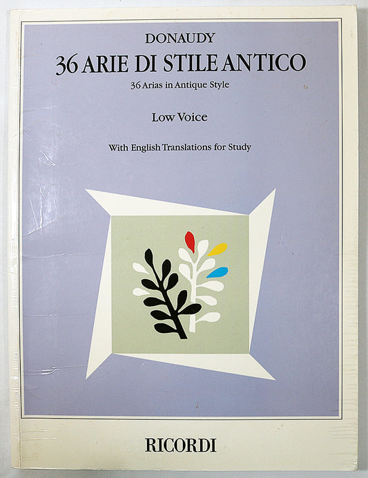 Donaudy: 26 Arias in Antique Style (Low Voice)
