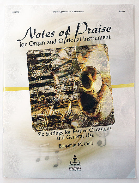 Notes of Praise for Organ and Optional Instrument