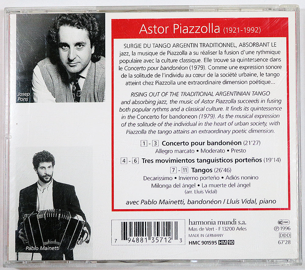 Astor Piazzolla: Tango (CD)