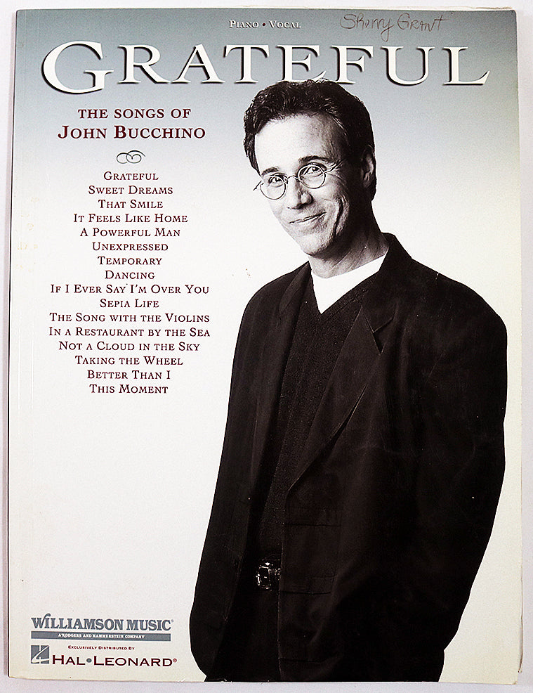 Grateful: The Songs of John Bucchino (songbook)