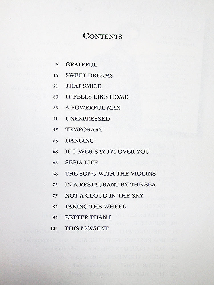 Grateful: The Songs of John Bucchino (songbook)