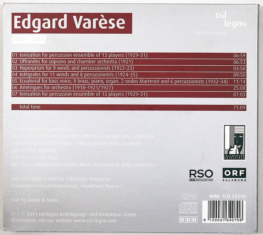 Kontinent: Varese – “In my head a bird sings all year round” (CD)