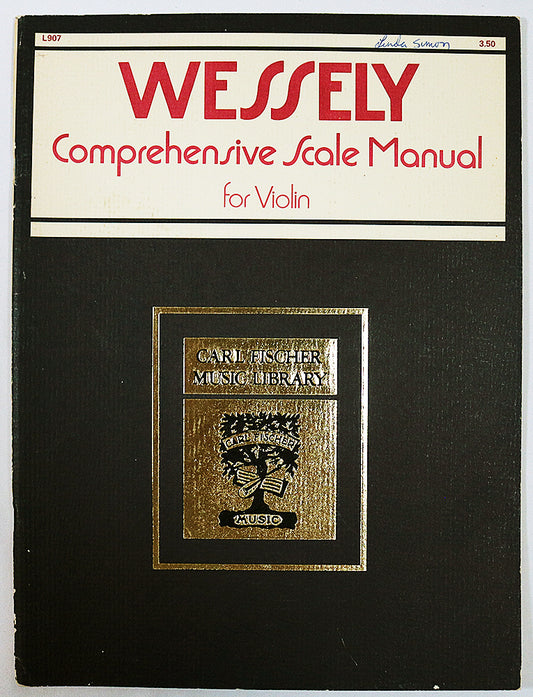 Wessely: Comprehensive Scale Manual for Violin