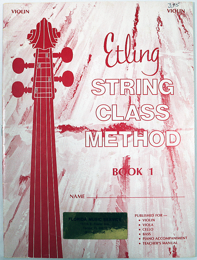 Etling: String Class Method, Book 1 (Violin)