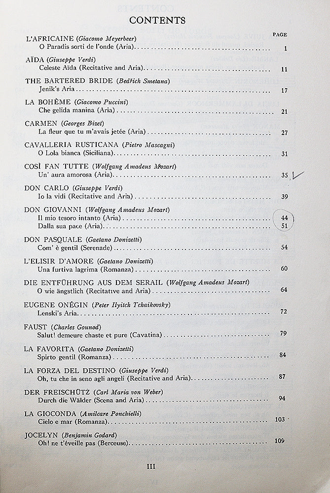 Operatic Anthology: Celebrated Arias, Volume 3 (Tenor)