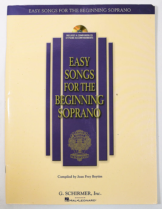 Easy Songs for the Beginning Soprano (CD Included)