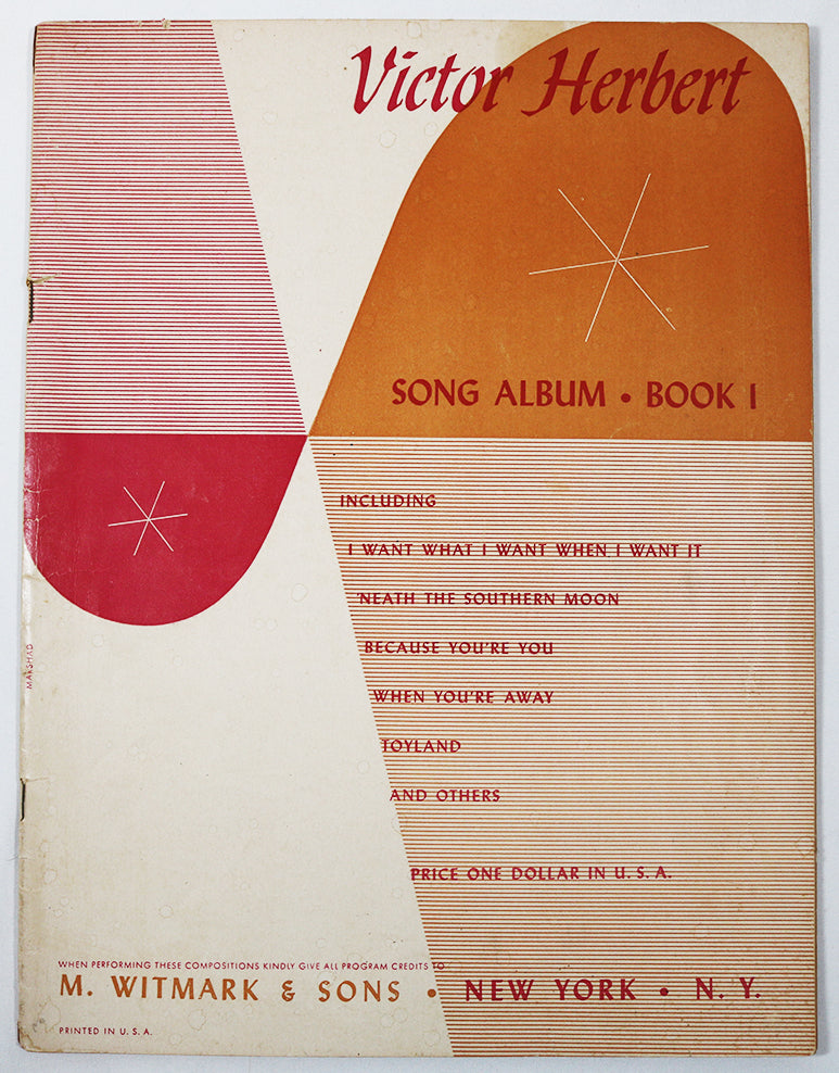Victor Herbert Song Album, Book 1