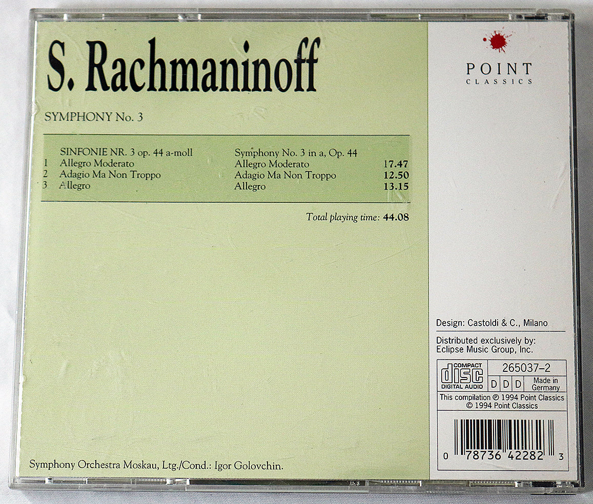 Rachmaninoff: Symphony No. 3 (CD)