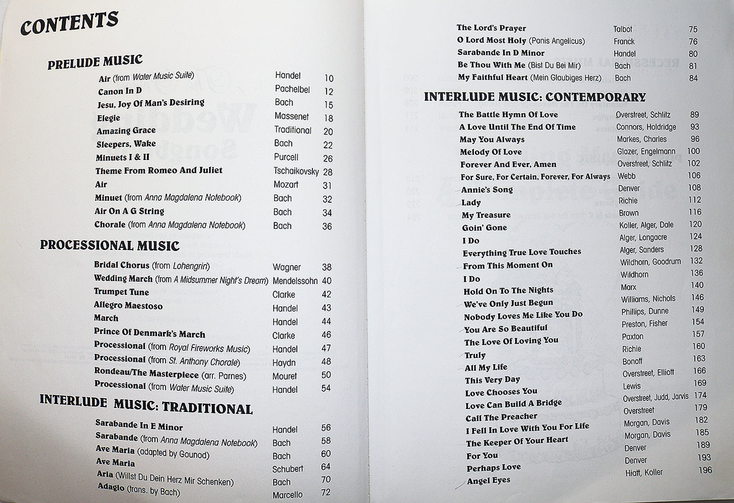 The Perfect Wedding Songbook