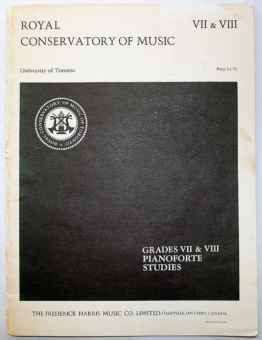 Royal Conservatory: Grades VII & VIII Pianoforte Studies
