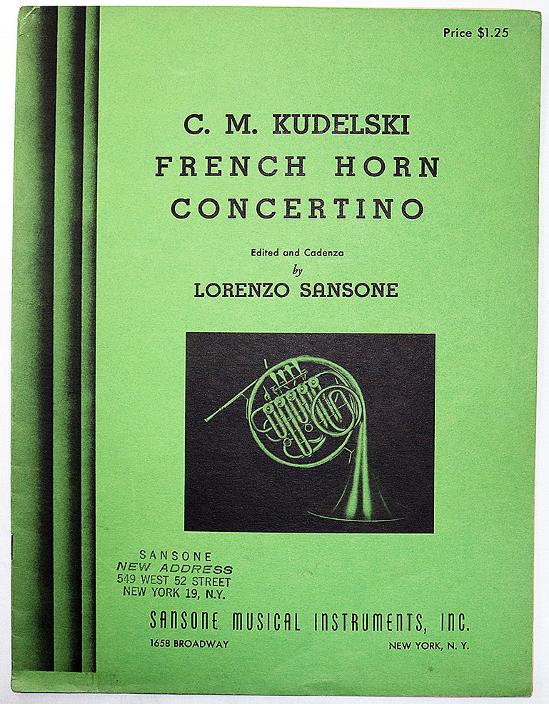 Kudelski: French Horn Concertino