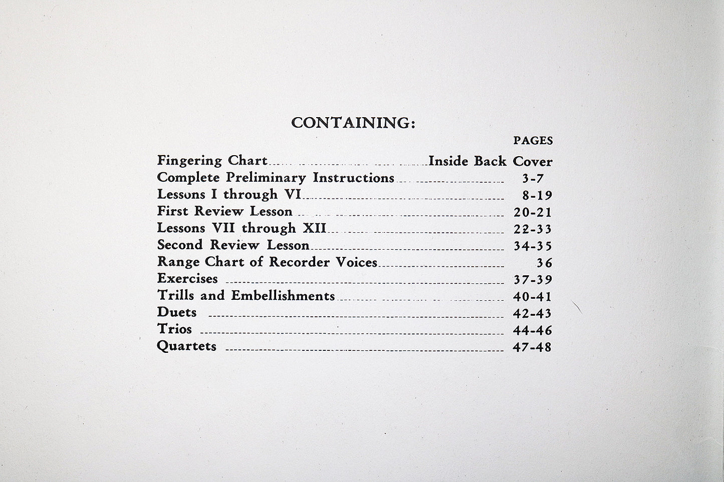 Enjoy Your Recorder - The Trapp Family Singers