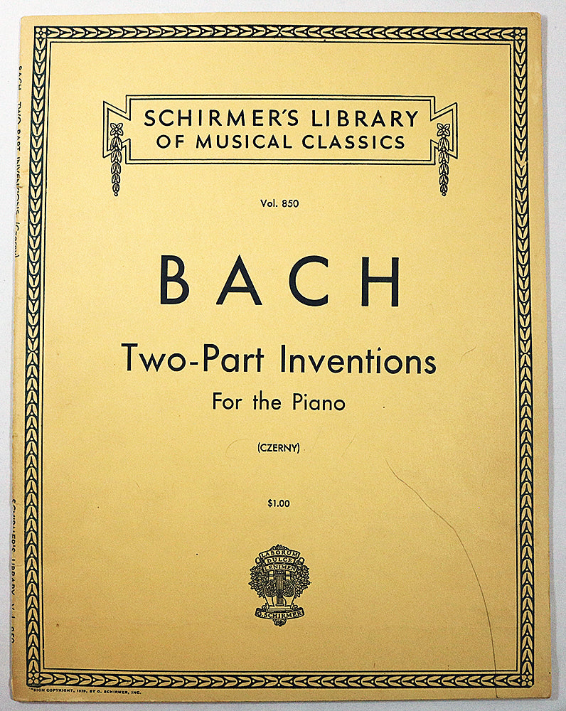 Bach: Two-Part Inventions for the Piano