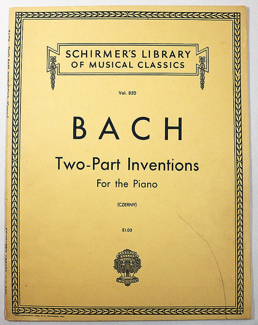 Bach: Two-Part Inventions for the Piano