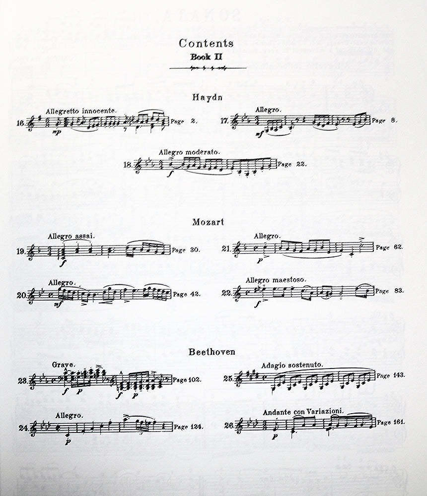 Sonata Album for the Piano, Book 2