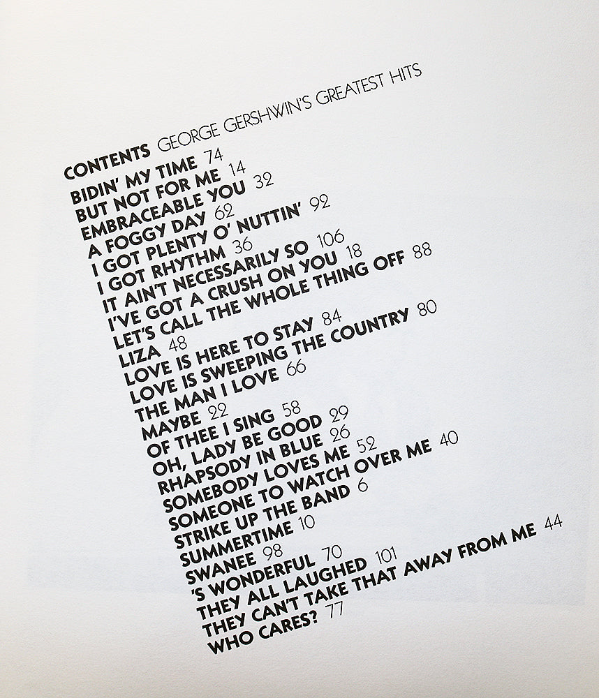 George Gershwin’s Greatest Hits