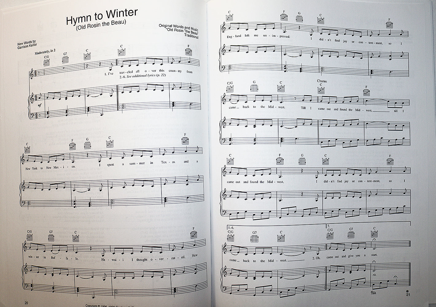 A Prairie Home Companion SongBook