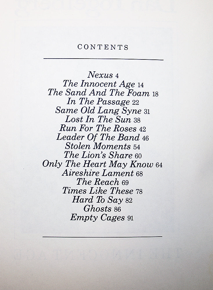 Dan Fogelberg: The Innocent Age (Songbook)