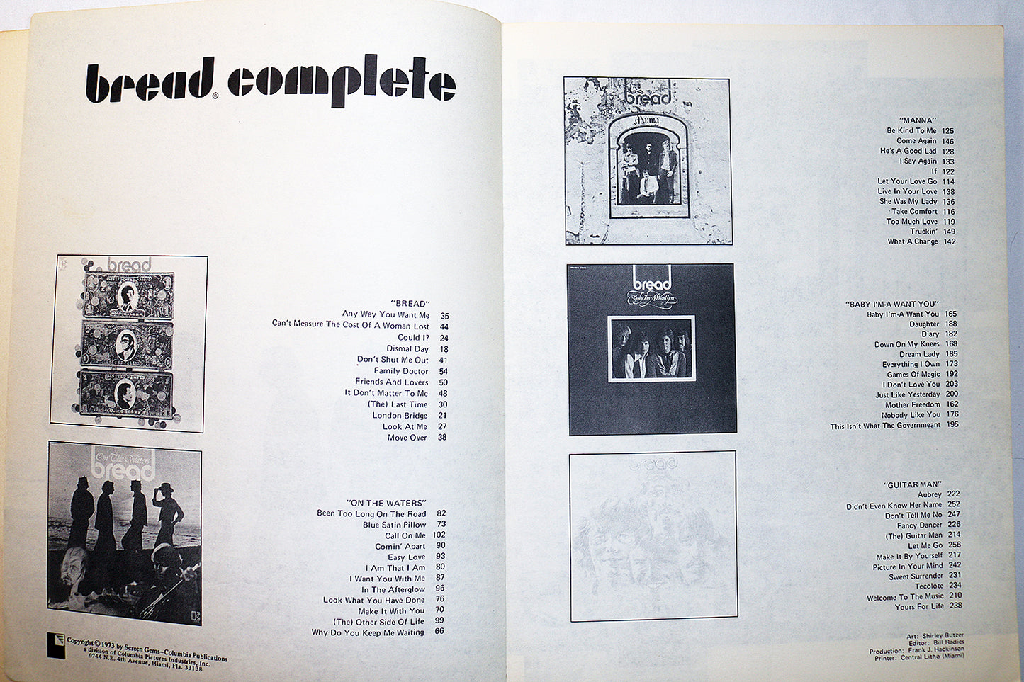 Bread Complete (songbook)