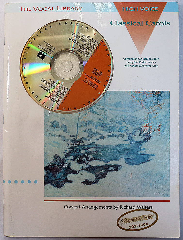 The Vocal Library – Classic Carols, High Voice (CD included)