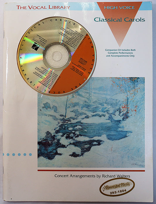 The Vocal Library – Classic Carols, High Voice (CD included)