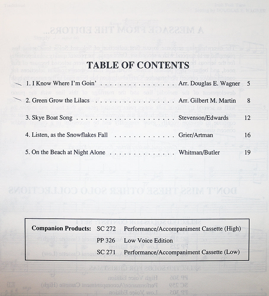 Selected Solos for Contest, Set 2