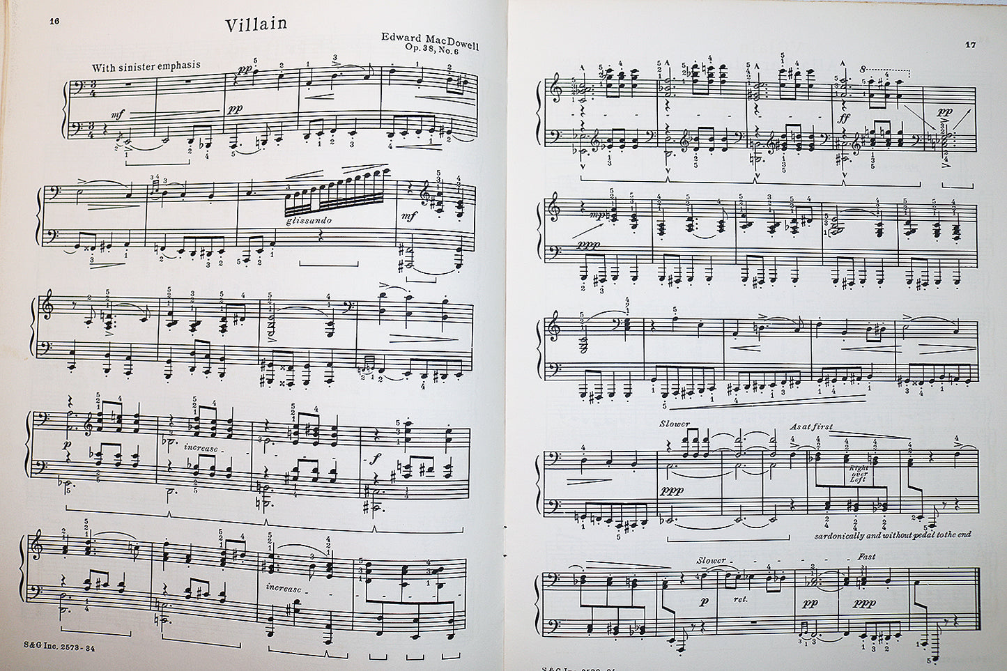 Music by MacDowell for Piano Solo