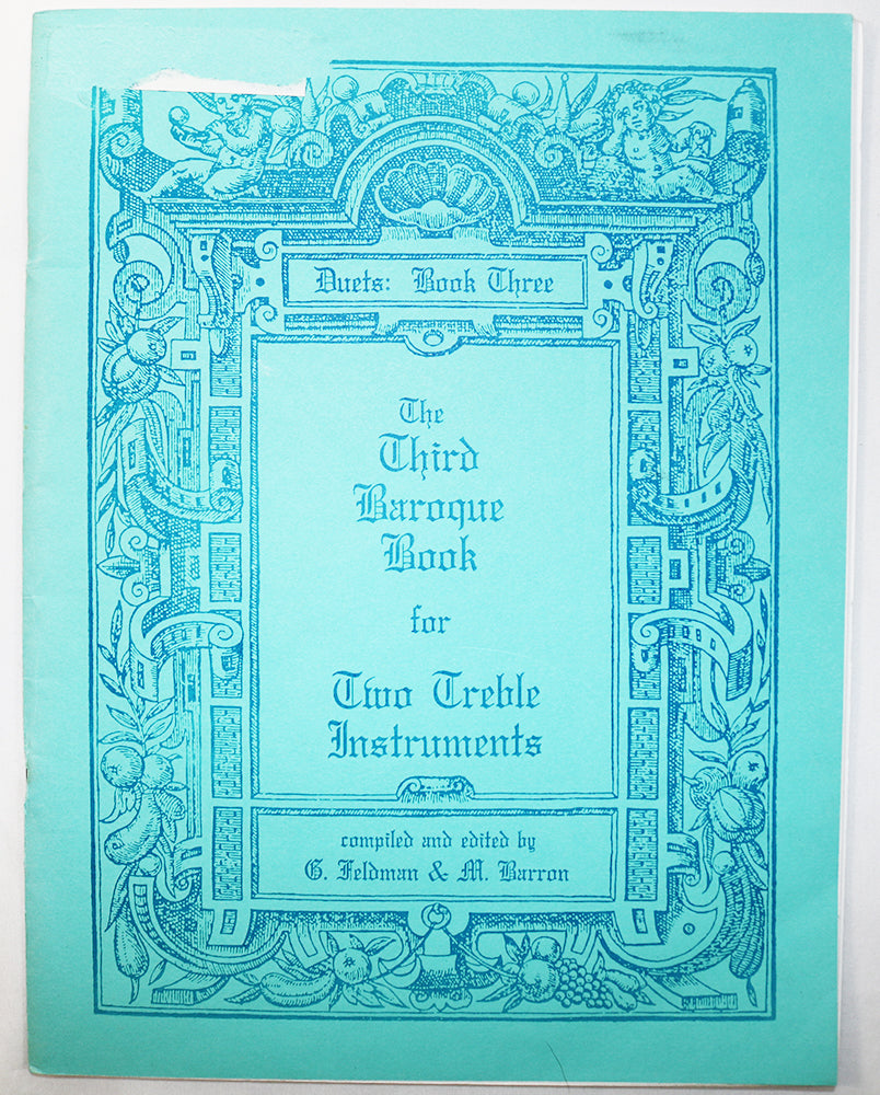 The Third Baroque Book for Two Treble Instruments, Duets Book 3