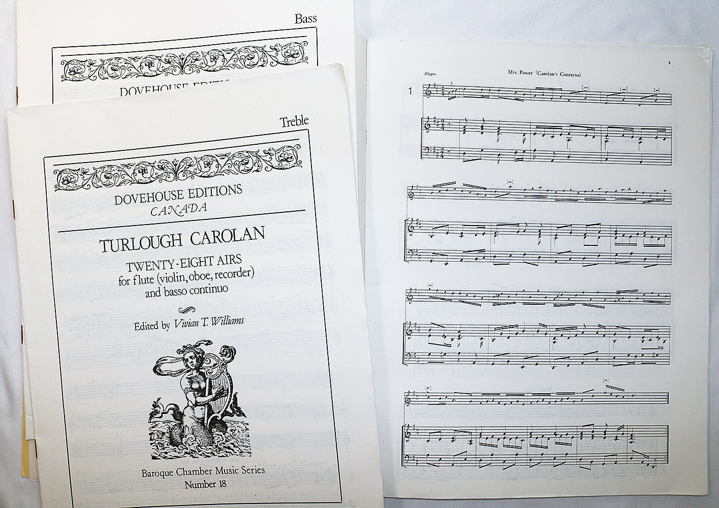 Carolan: Twenty-Eight Airs for Flute and Basso Continuo (Archival Edition)
