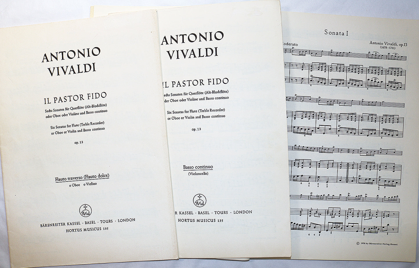 Vivaldi: Il Pastor Fido – Six Sonatas for Flute and Basso Continuo