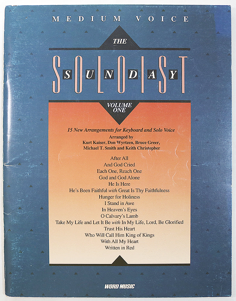 The Sunday Soloist, Volume 1 (Medium Voice)