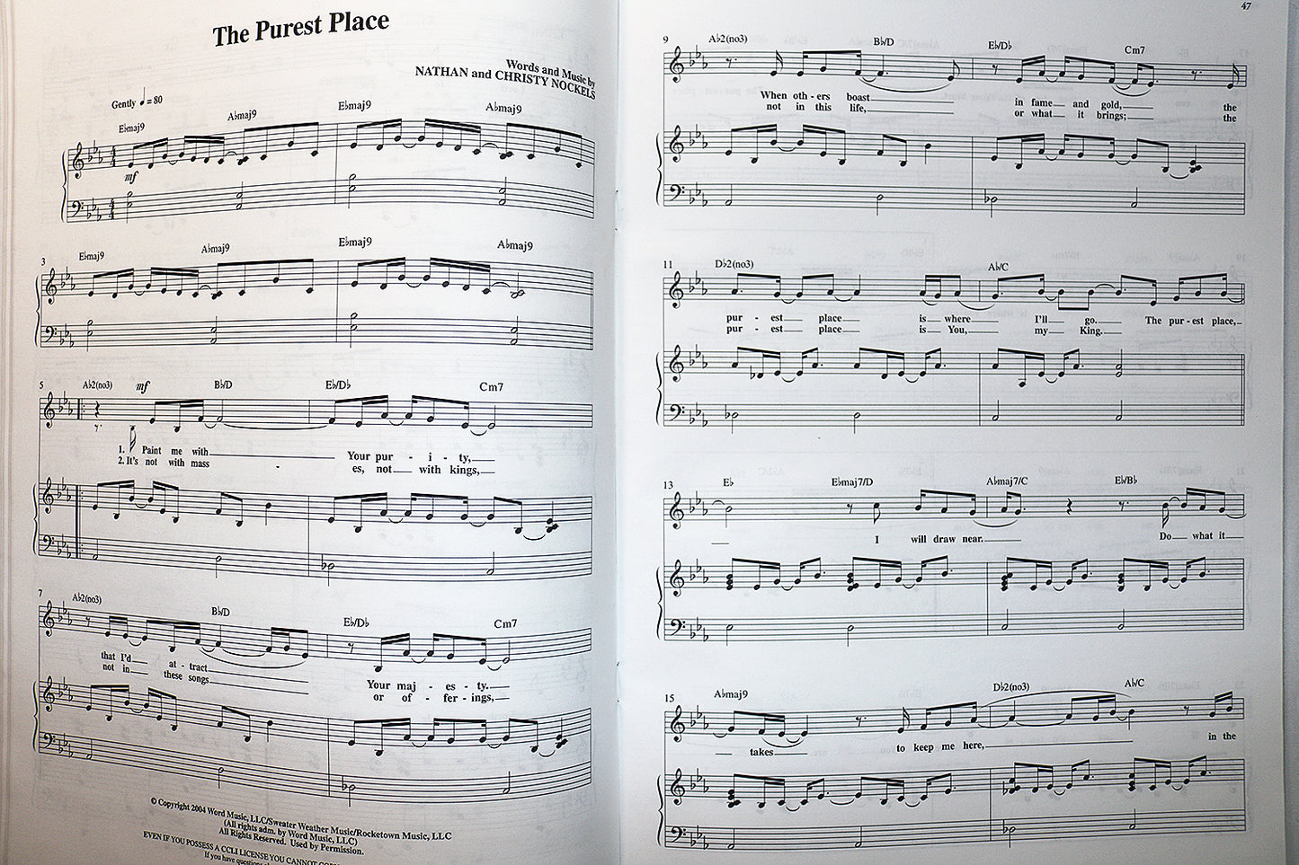 Watermark: The Purest Place (Medium Voice Range)