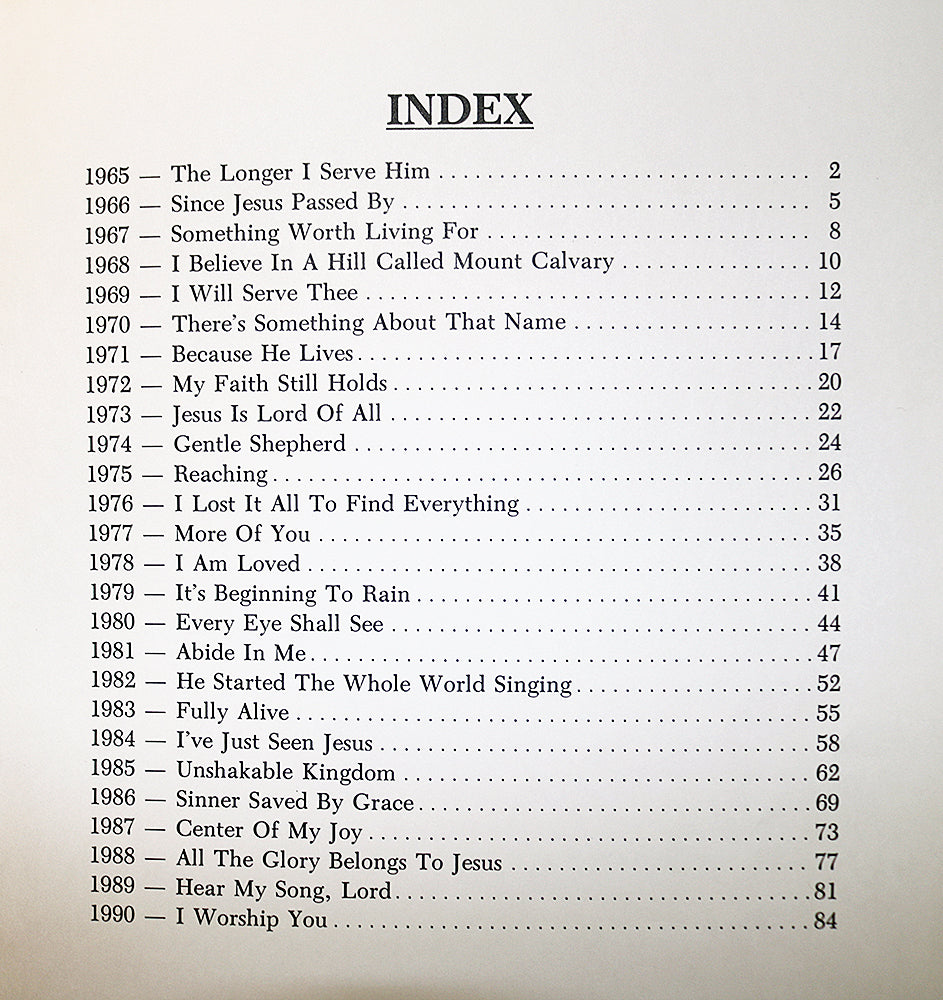 Bill & Gloria Gaither: Silver Anniversary Songbook