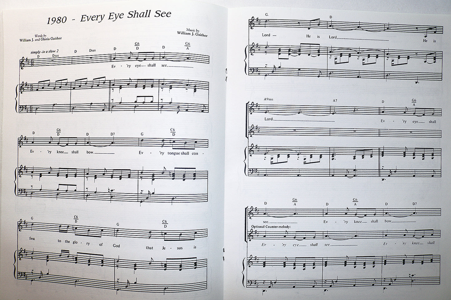 Bill & Gloria Gaither: Silver Anniversary Songbook