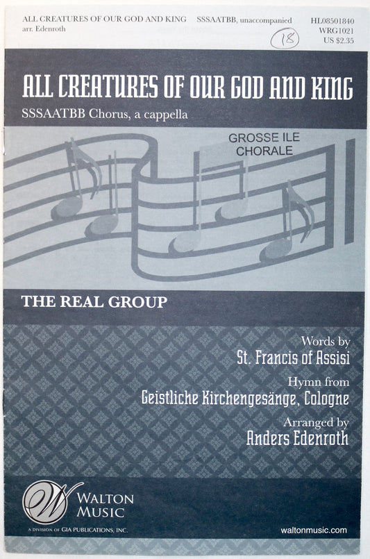 All Creatures of Our God and King (Choral Octavo)