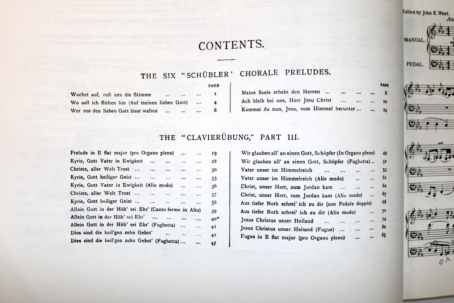 Bach: Organ Works, Book 16: The Six Schubler Chorale Preludes & The Clavierubung Part 3