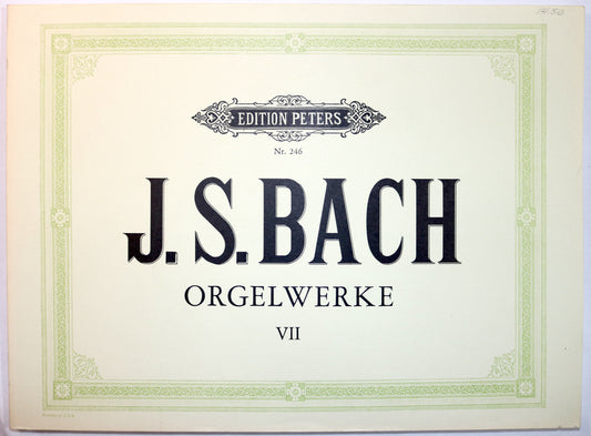 Bach: Organ Works, Book 7