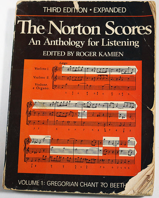 The Norton Scores: An Anthology for Listening, Volume 1 - Gregorian Chant to Beethoven