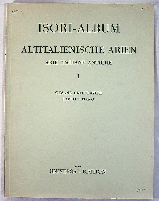 Isori-Album: Italian Arias