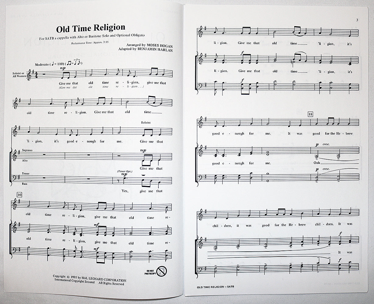 Old Time Religion (Choral Octavo)