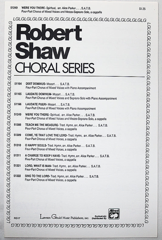 Were You There (Choral Octavo)